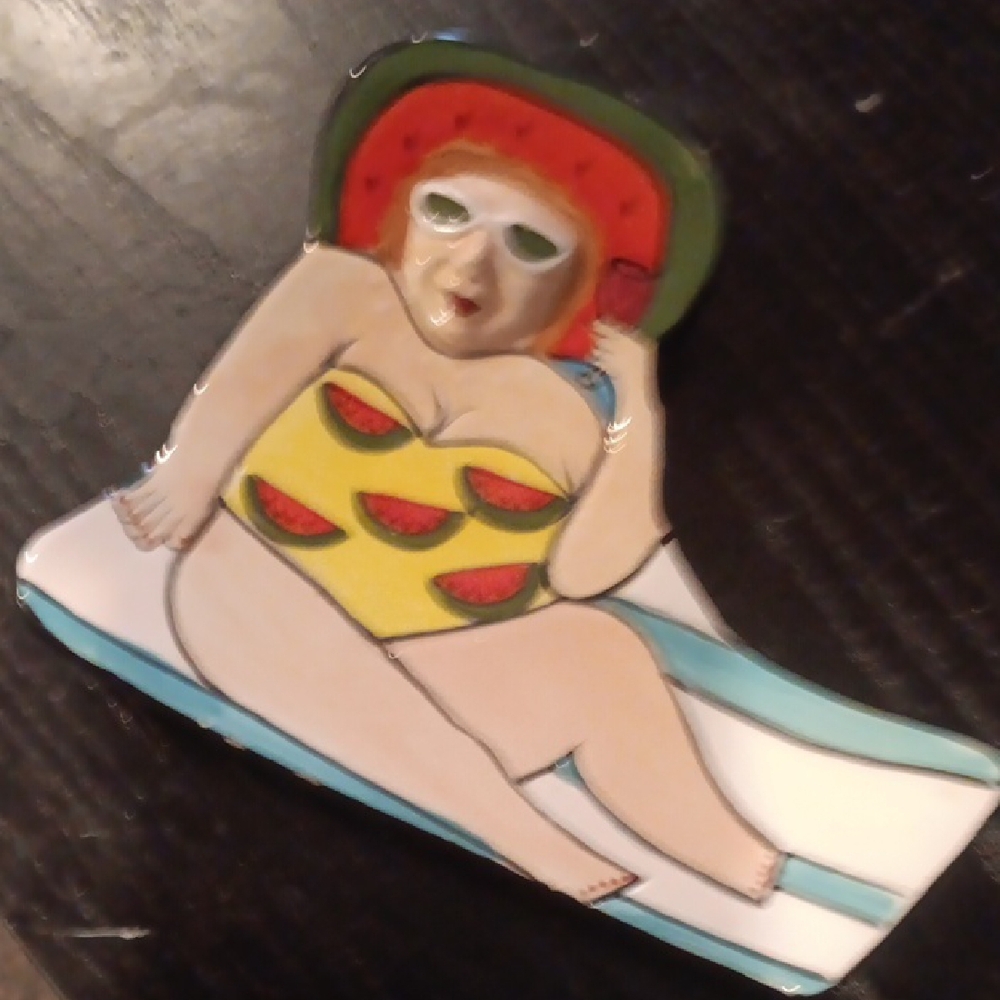 Colorful Enamel Brooch